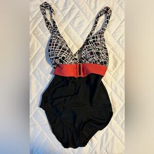 One piece merona swim suit size small